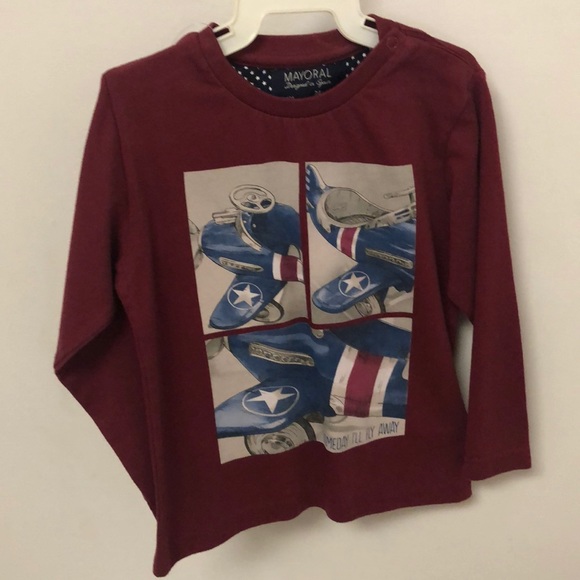 Long sleeve boys airplane T-shirt - Picture 5 of 7